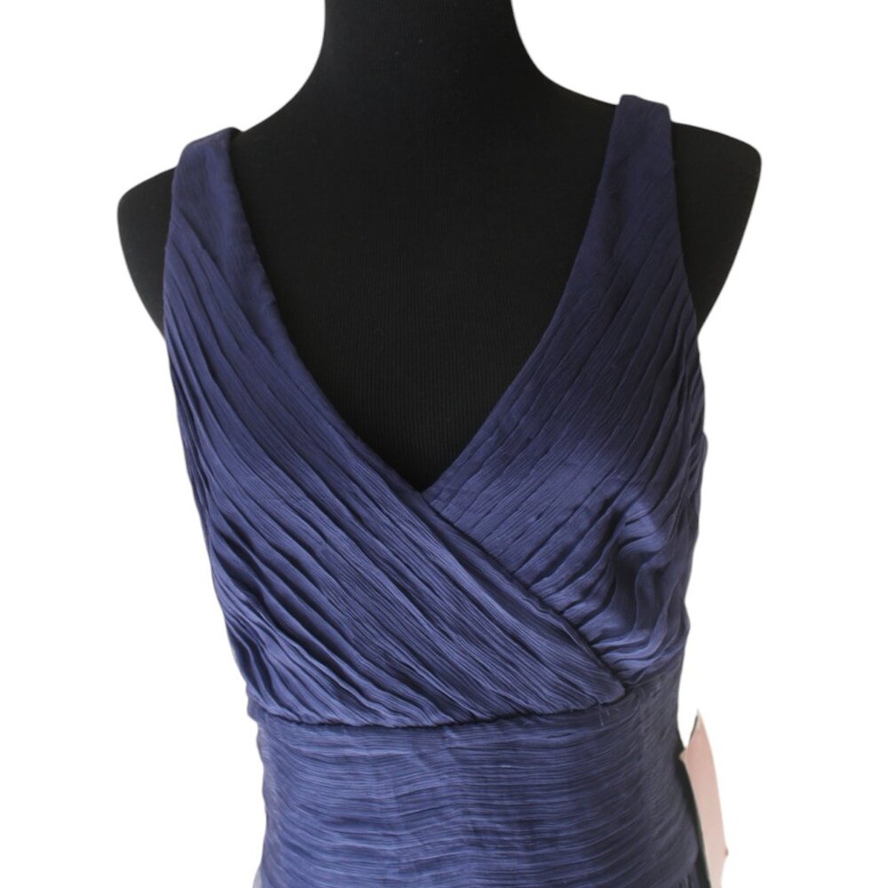 JS COLLECTIONS BLUE GOWN New "Old Stock" Vintage Look, Size 8 NWT's - Picture 2 of 14